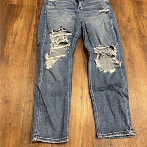 American Eagle Outfitters Relaxed Distressed Denim Jeans
